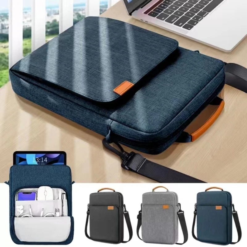 цена 9-13 Inch Tablet Bag for Ipad Air Ipad Pro Mini 2020 for Xiaomi 2022 Shoulder Bag Shockproof Storage Computer Bag Handbag New