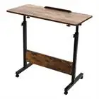 Adjustable Height Standing Desk, Portable Laptop Desk, Rolling Computer Stand with Adjustable Height 4