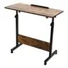 Adjustable Height Standing Desk, Portable Laptop Desk, Rolling Computer Stand with Adjustable Height 4