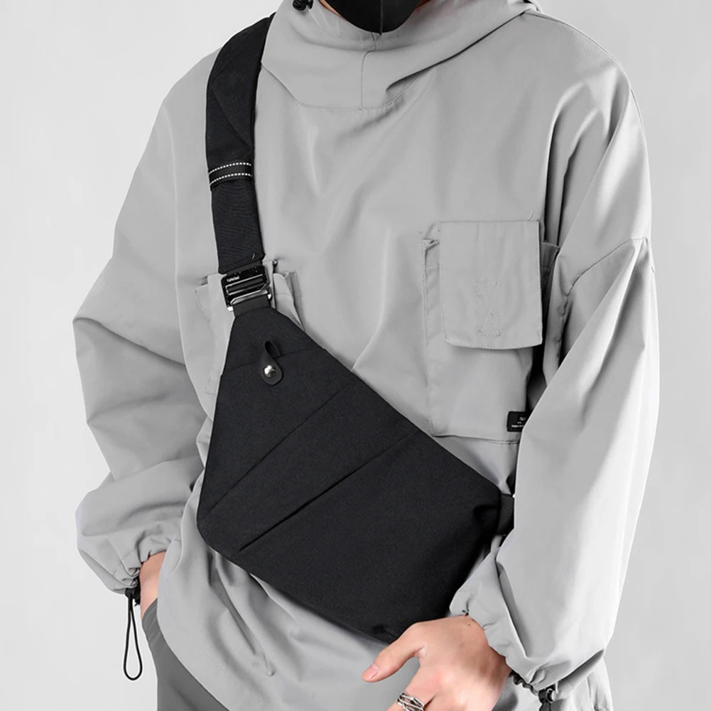 Nylon Anti Thief Crossbody Bag for Men Outdoor Fitness