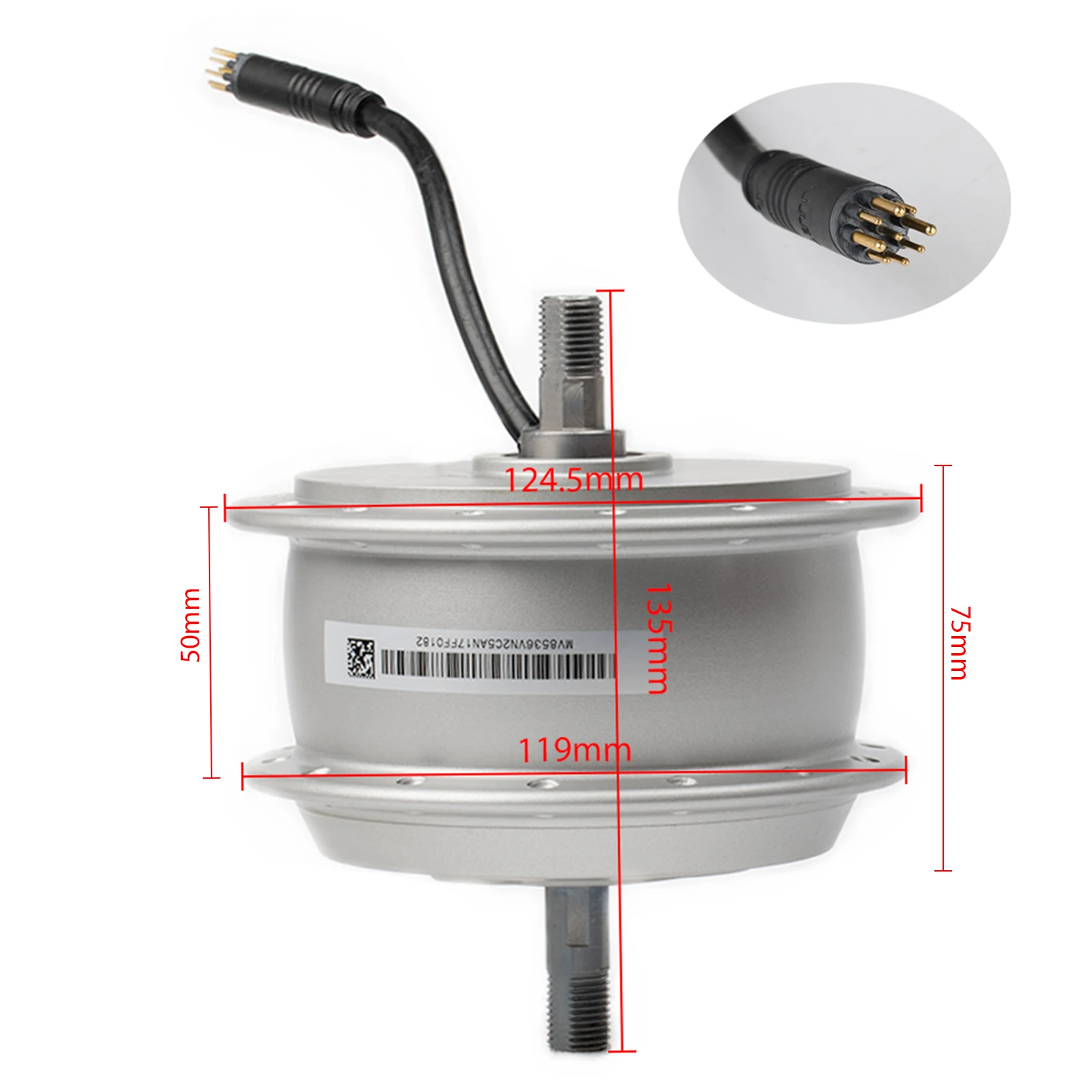 Ebike Motor Kit 36V 250W Motor Wheel Hub Power Engine Spare Parts Xiaomi QiCYCLE EF1 Electric Bike Accessories