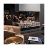 900mm WiFi Control Ethanol Fireplace Customized Smart Fireplace Insert Indoor Burning Fireplace 1