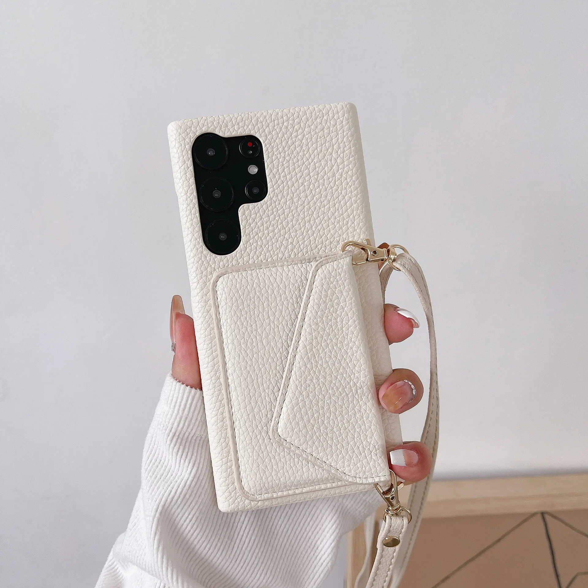 Crossbody Leather Phone Case Wallet with Card Holder Cover