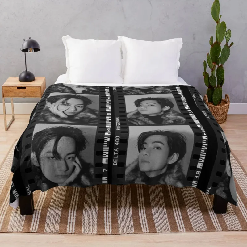 

t-aehyung Throw Blanket Beautiful Blankets Comforter Blanket