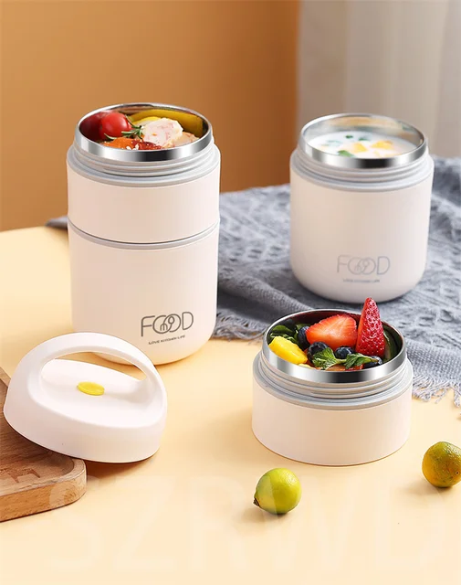 430ml Kids Soup Cup Food Thermal Jar Stainless Steel Liner Vacuum Thermal  Lunch Box Insulated Lunch Bag Food Warmer Soup Cup - AliExpress