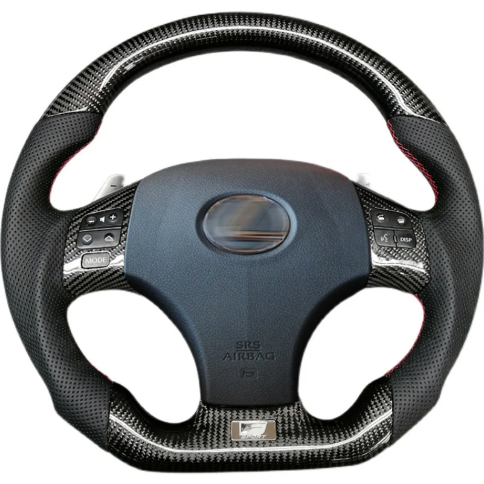 

Carbon Fiber Steering Wheel Modified Is/GSF/RX For Lexus CT/ES200/NX Steering Wheel Control Bluetooth