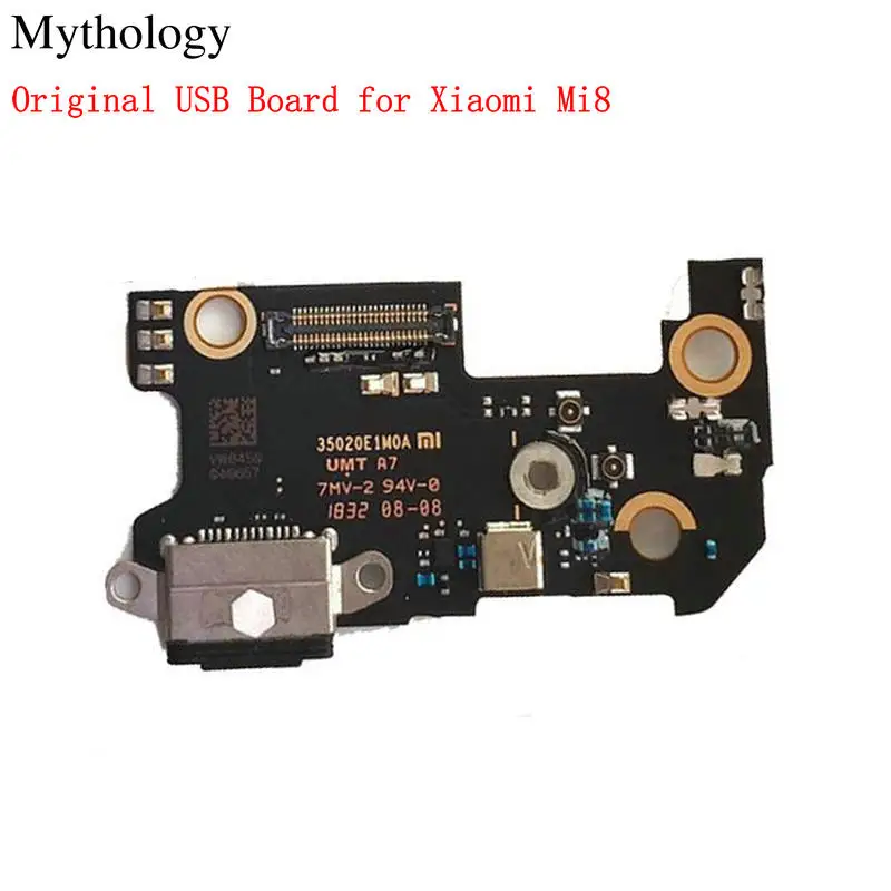 

Original For Xiaomi Mi8 USB Board Flex Cable Dock Connector Microphone Mobile Phone IC Support Quick Charger