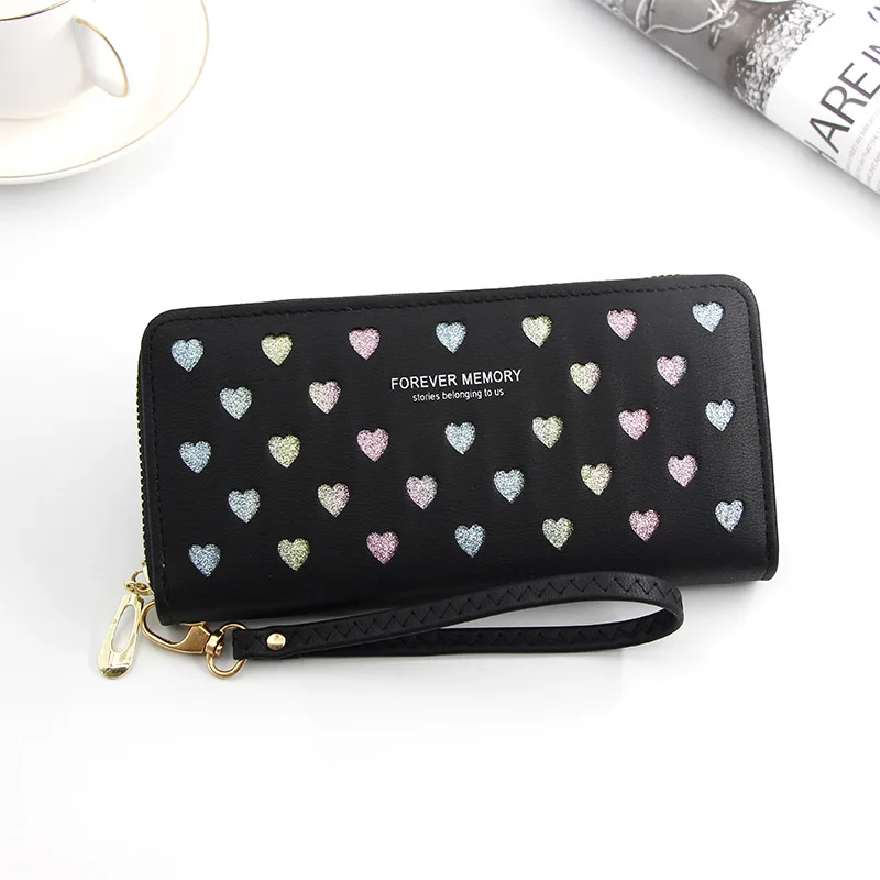 

MONNET CAUTHY New Arrival Purse Large Capacity Multi-card Slot Wallet Pink Red Green Blue Long Wallets