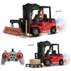 1/24 Car Model Alloy Light Music Spray Remote Control Forklift 11 Channel Engineering Car Remote Control Crane Boys Kids Toys 2