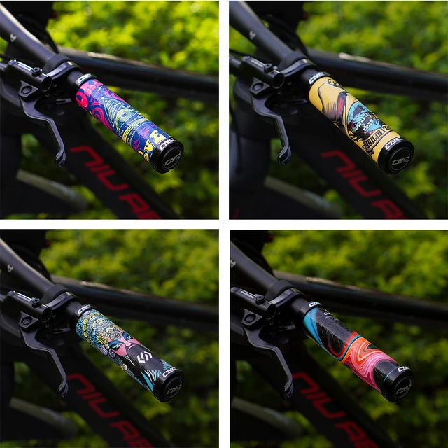 Cnc 1 paar mtb rutsch feste silikon fahrrad griffe stoß feste gel aluminium  doppel verriegelung 22mm an fahrrad lenker griffen faltbar - AliExpress