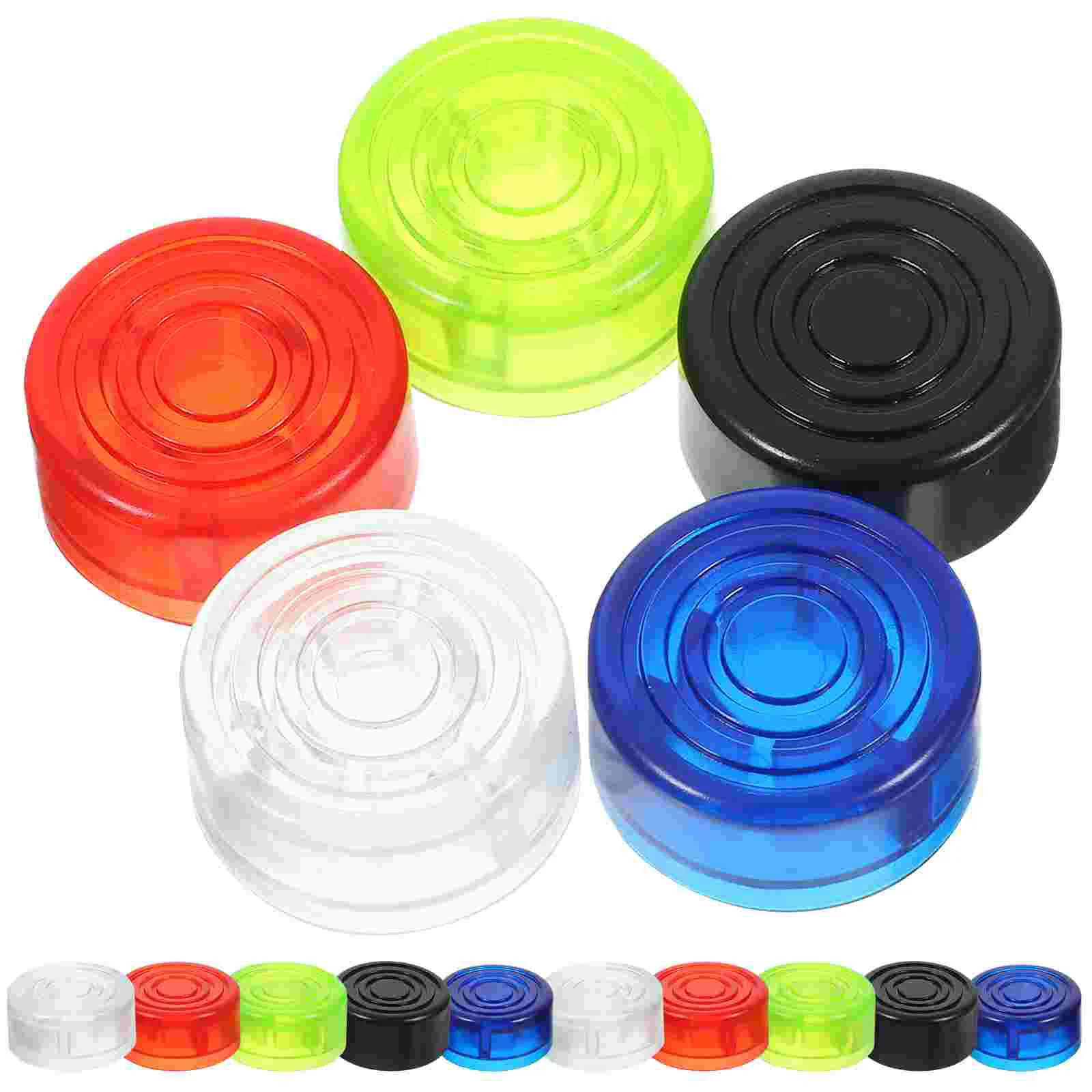

20 Pcs Push Button Electric Guitar Pedal Knobs Spikes Caps Abs Replacement Buttons Plastic