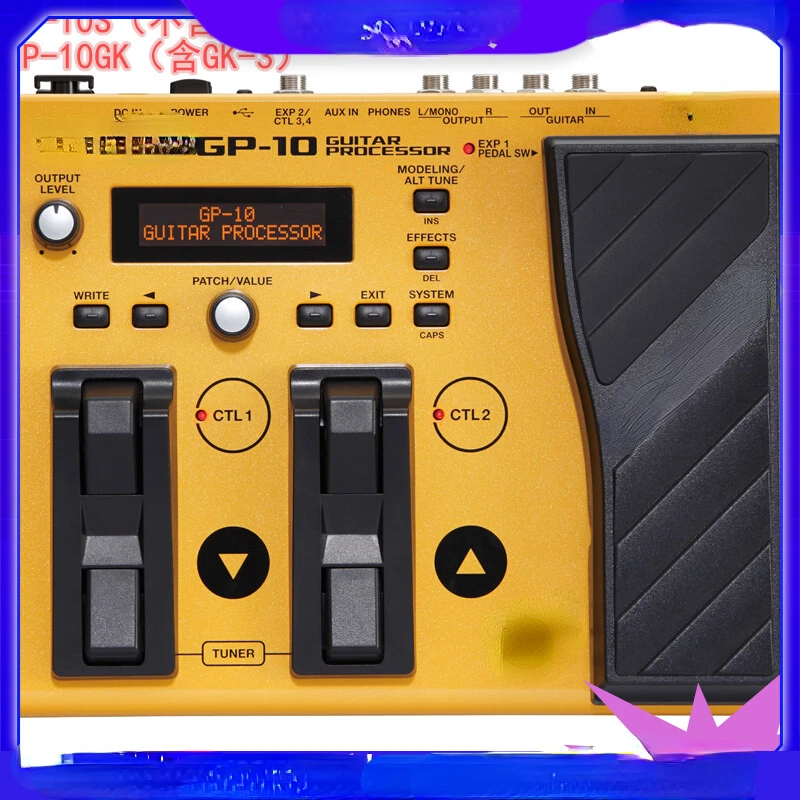 

GP-10GK Electric Guitar Multi Effects Device Processor GK-3 Audio Interface