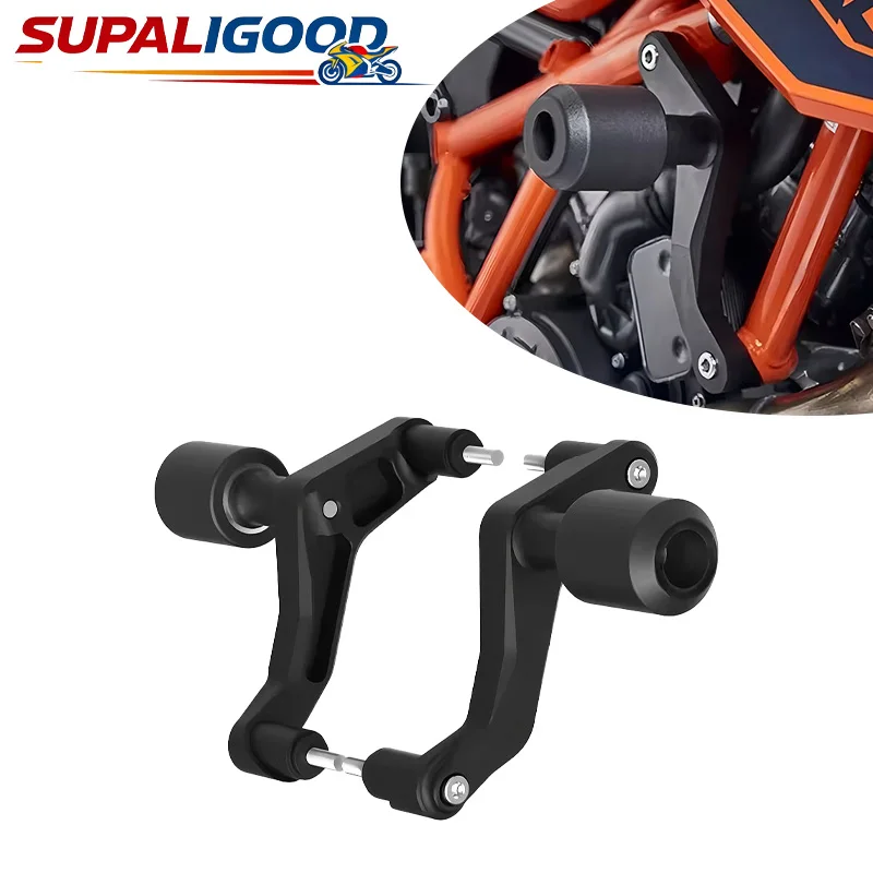 KTM 1290 슈퍼 듀크 RR R Evo 1390 2023 2024 오토바이 낙상 보호 프레임 슬라이더 페어링 가드 크래시 패드 프로텍터