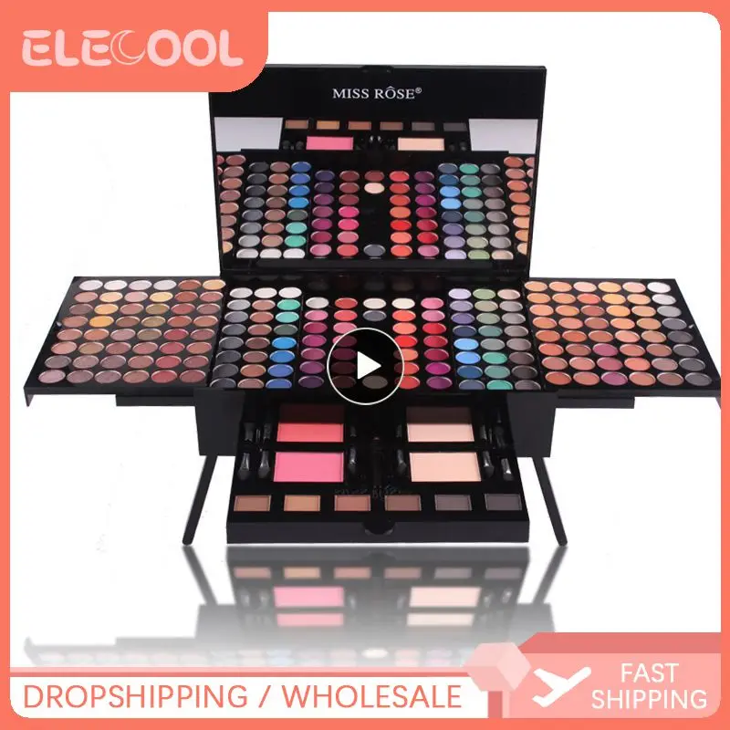 

New 180 Colors Makeup Palette Eyeshadow Powder Blush Lip Stick Cosmetics Kit Eye Primer Luminous Eye shadow Palette Make Up Set
