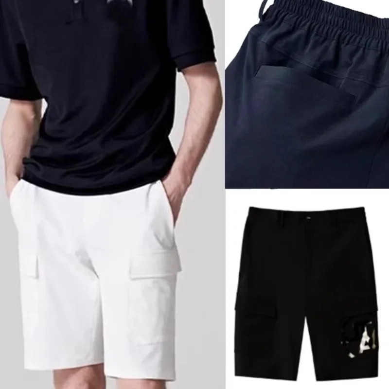 

Корейская спортивная одежда мужские однотонные универсальные ремонтные шорты спортивные брюки