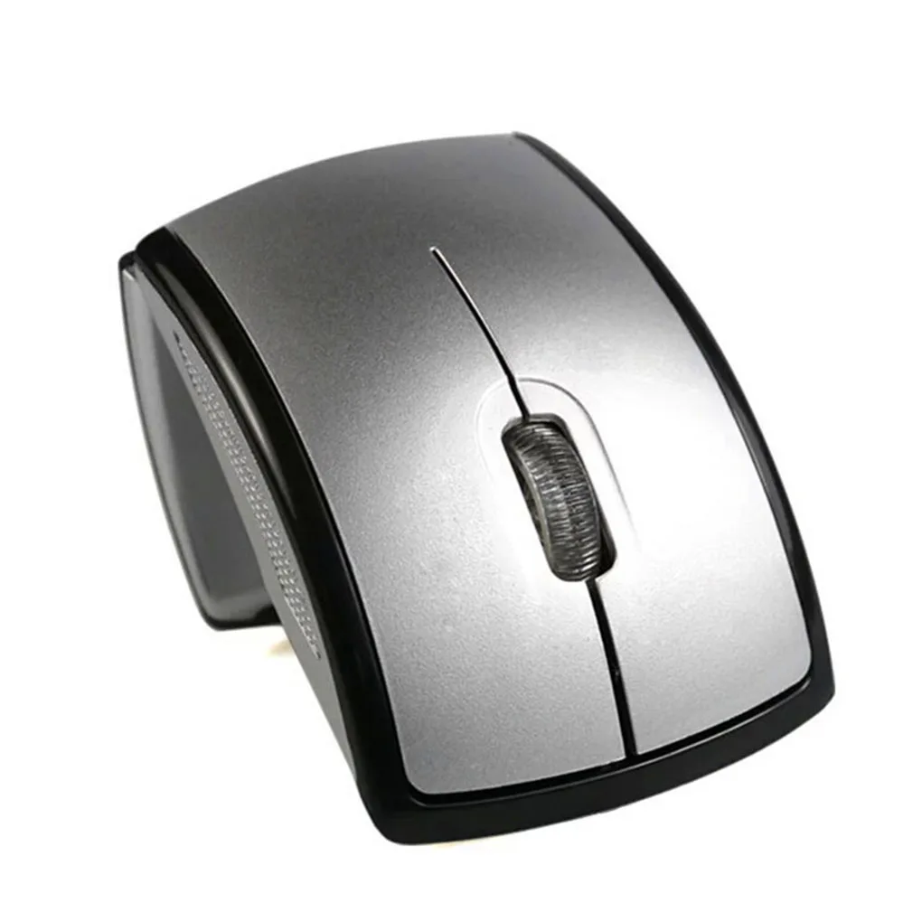 Ergonomic Wireless Folding Mouse with USB Mini Receiver