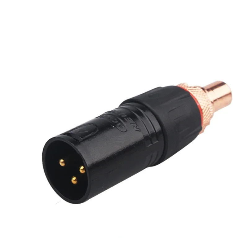 Neutrik Adattatore Audio XLR Maschio A RCA Femmina – 2 Pezzi, Connettori Dorati Per Hi-Fi