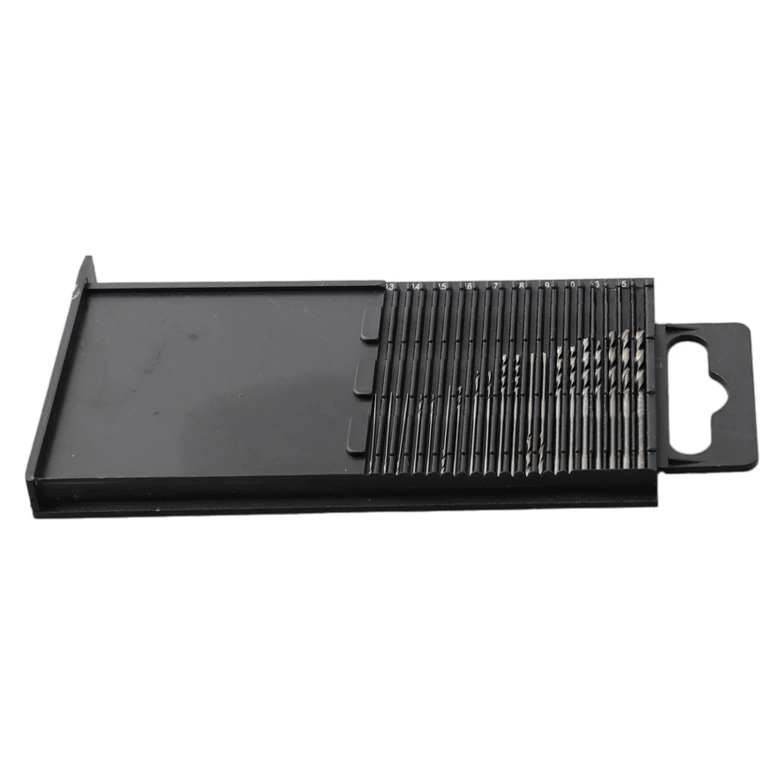 20Pcs High Speed Im-pact Resistant Drill Bit Set 0.3mm-1.6mm Mini HSS Spiral Drill Bit Set M-icro Drill Bits Set 4