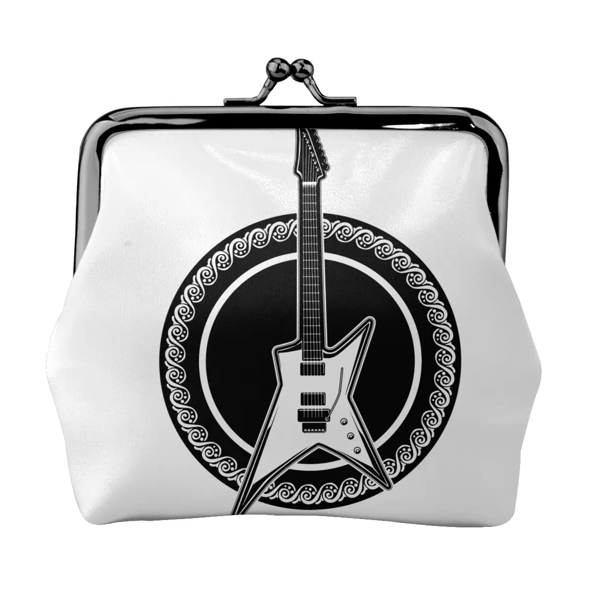 

Musical Instruments Mini Small Wallet Change Bag Coin Purse Money Bag Key Earbuds Storage Bag