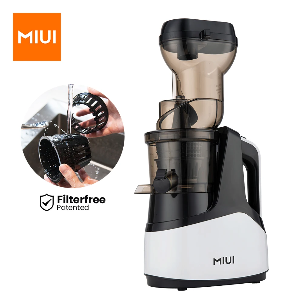 MIUI Slow Juicer 7 segmen Spiral Cold Press Extractor Teknologi
