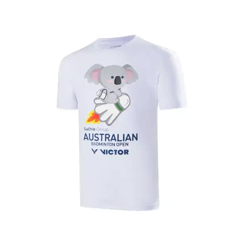 New Victor sport t-shirts t shirt men women Jersey badminton clothing sportswear short sleeve polo set skirts Australia open