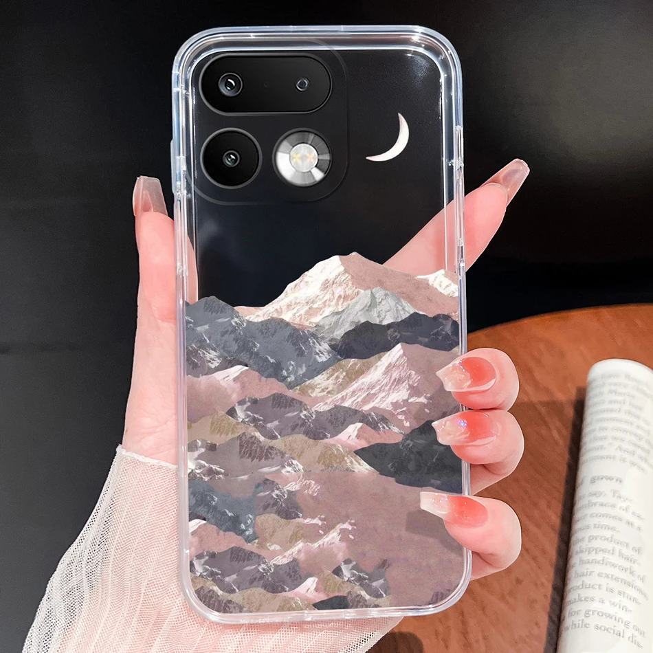 Stylish Soft Slim TPU Clear Silicone Phone Case - Lightweight Protective Cover