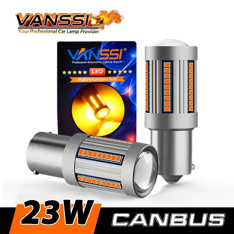 

CANBUS 2800lm Super Bright T20 7440 WY21W,PY21W BAU15S 7507 12496 LED Bulb Amber Yellow Built in Resistor 1156 Ba15s P21W Lamp
