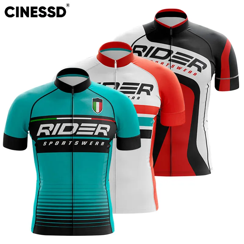 Men's Cycling Shirt Summer Outdoor Road Mtb Tops Maillot Ciclismo Short Sleeved Cycling Jersey Ciclismo Hombre Sport Wear