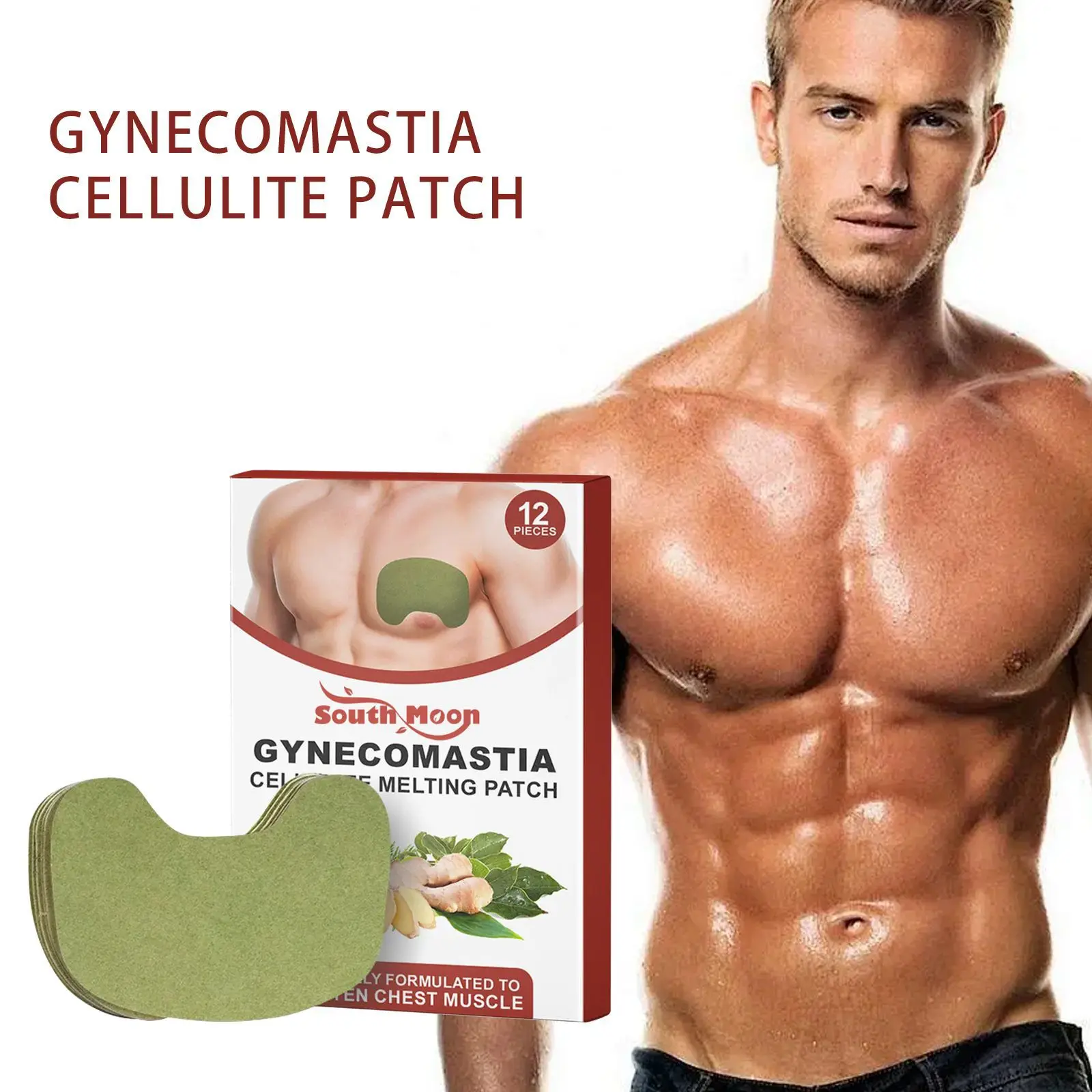 Weight Loss Products Man Breast Firm Patch Gynecomastia Cellulite Removal Shrink Chest Fat Burning Strengthen Muscles Body Shaping Fitness