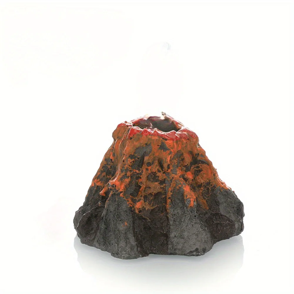Fish Tank Decoration Landscape Rockery Aquarium Simulation Volcano Can Be Self-loaded Oxygen Pump Home Crafts Decoration