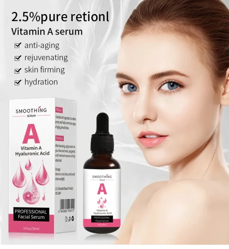 Hot Sale Private Label Vitamin Series Face Serum Smoothing Skin Anti Wrinkles Anti-Aging Vitamin A B E Serum missy private label biological 24k skin care 24k gold serum