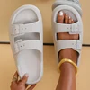 Summer Adjustable Buckle Platform Slippers Women Non Slip Home Cloud Slipper Woman Eva Soft Sole Pillow Slides Sandals 36-45 6