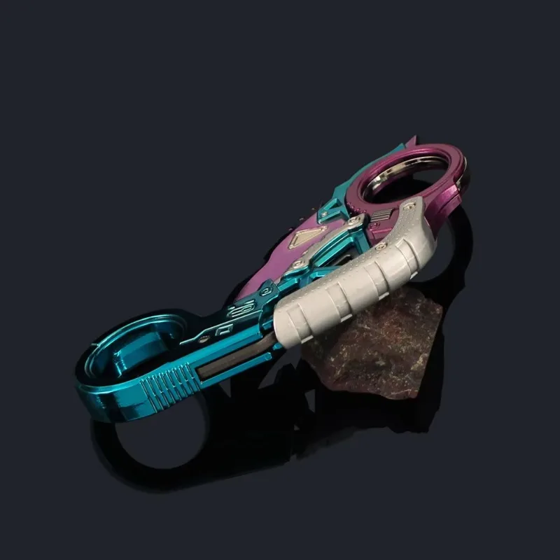APEX Game Peripheral 18cm Weapon Fluorescent Claw Folding Knife Model Alloy Family Heirloom Collection Decora Ornament Toys Gift cosplay prop game knife cosplay claws