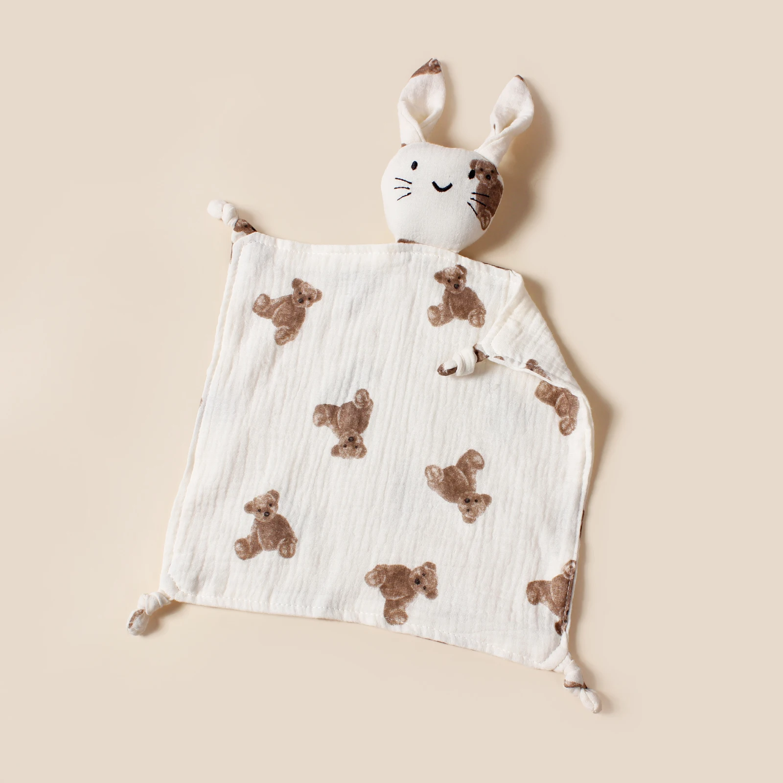 Baby Cotton Muslin Comforter Blanket Soft Newborn Sleeping Doll Cute Pirnts Cats Blankets Soothe Appease Towels Bibs Saliva - 6