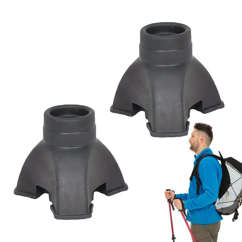 

Резиновые наконечники для трости, 2 шт., аксессуары для тростника, 3 зубца, искусственная подкладка для ног, трости для ходьбы, трости