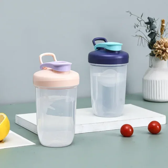 Shaking Cup 400ml Protein Powder Shaker Bottle Leak Proof Water Bottle for Gym Outdoor Fitness Training Sport Mixing Cup 4