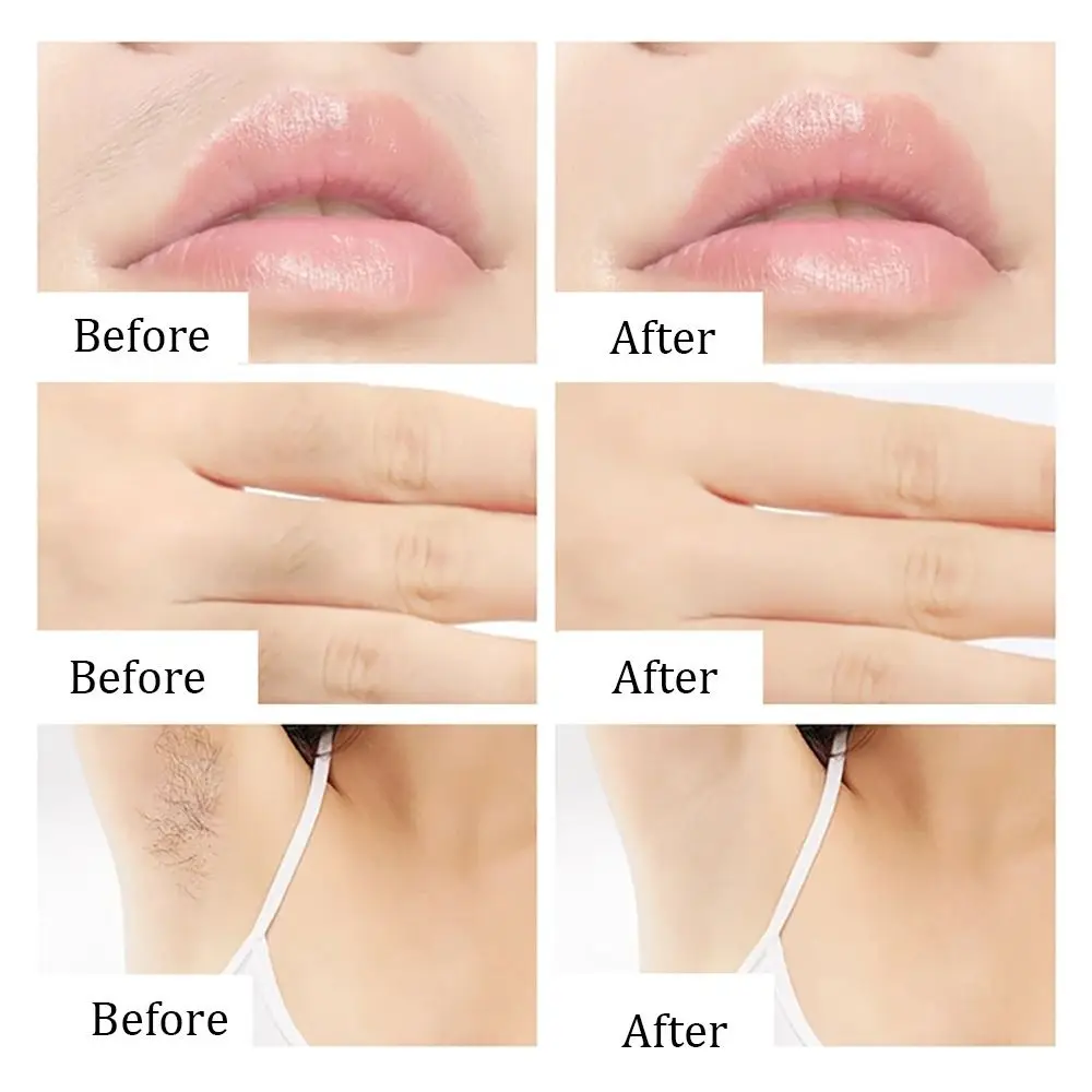 Double Sided Hair Removal Wax Strips for Leg Body Face for Chin Upper Lip Jaw Eyebrow Beard Hair Removal Wax Paper Useful