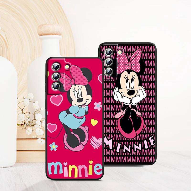 Funda para Samsung Galaxy S21 FE Oficial de Disney Mickey y Minnie Beso -  Clásicos Disney