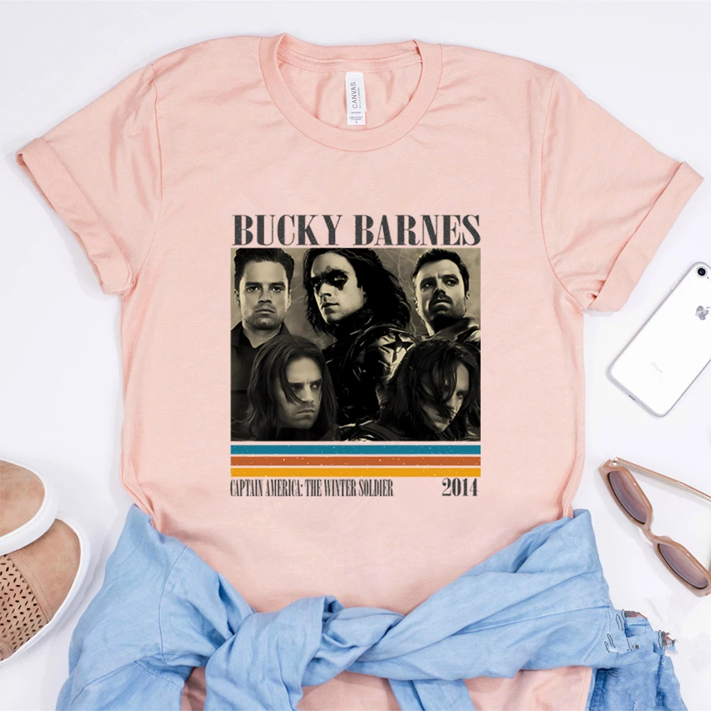 Vintage Winter Soldat T Shirt Bucky Barnes Shirt Retro 90er Jahre Shirt Trendy Hommage Grafik T-Shirt Donner-Bolzen T Shirts Fandom Merch – Detail 10