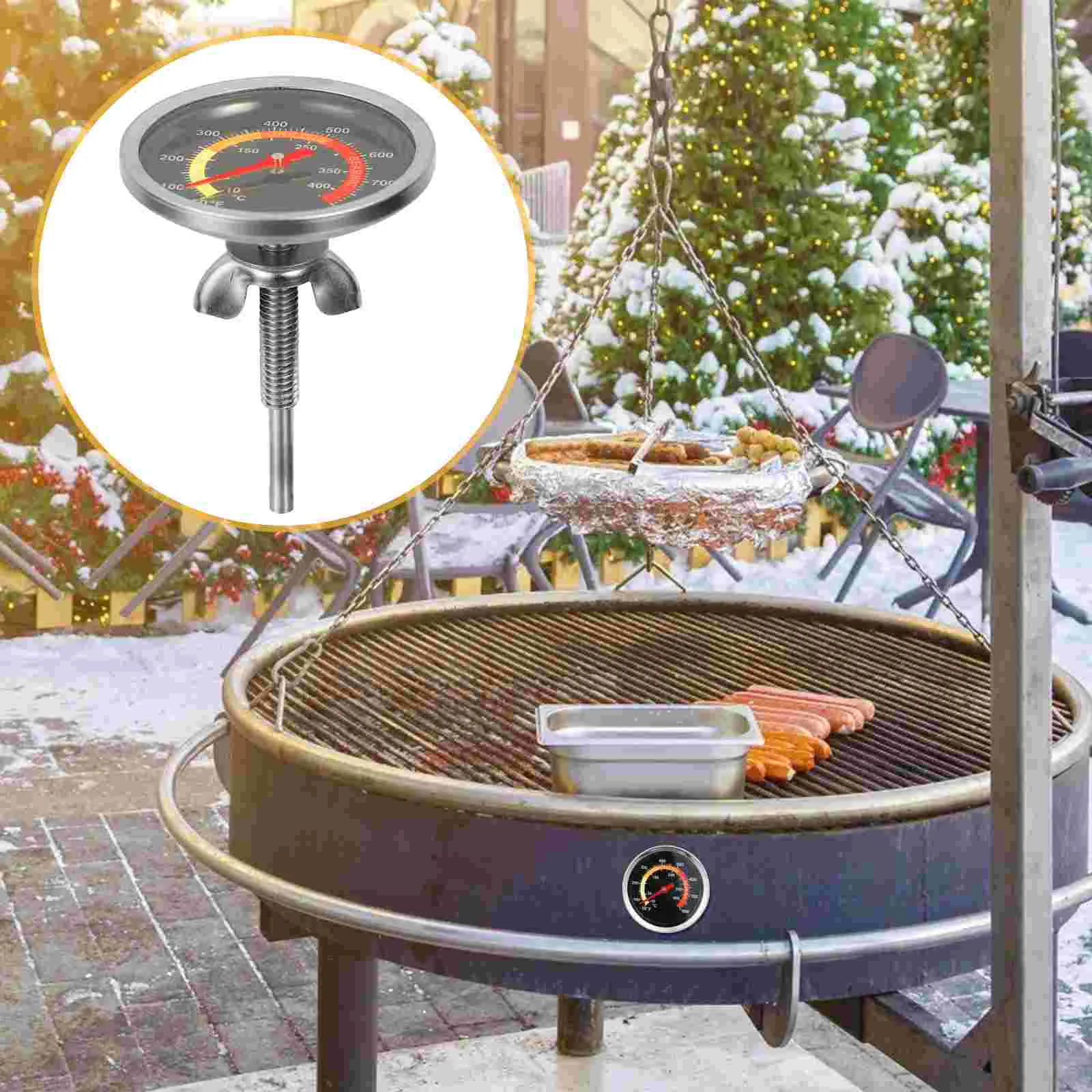 

0-400℃ Oven Thermometer Instant Read Household Kitchen Cooking Oven Thermometer for Cook Home Baking
