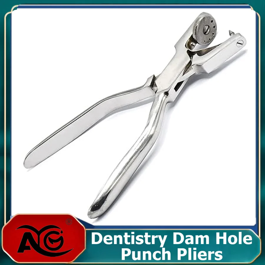 AG Dentistry Dam Hole Punch Pliers For Dentist Clinic Perforator Rubber Orthodontic Dental Tools