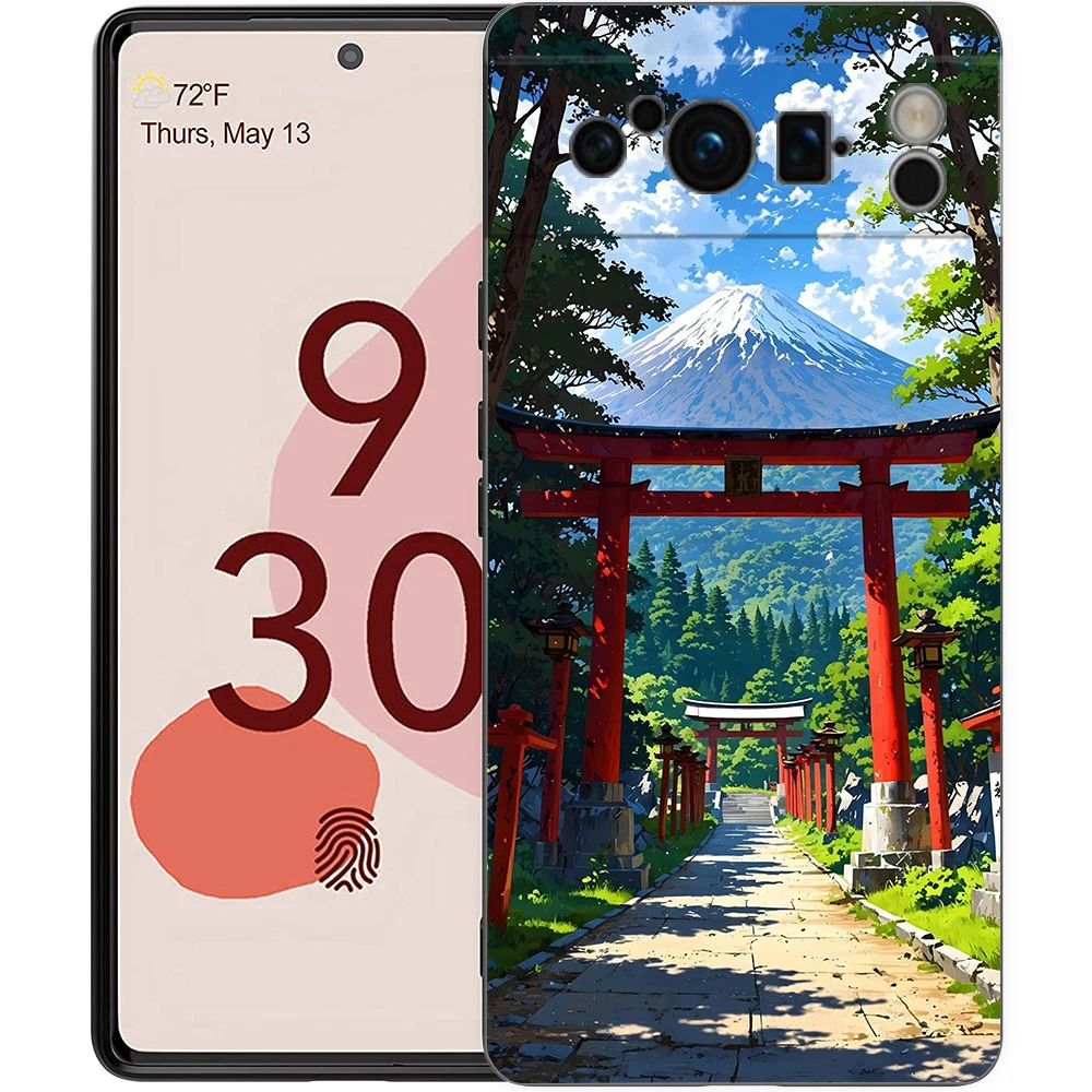 Landscape Japan Series Aesthetic Scenery Phone Case - Soft Shockproof TPU Cover