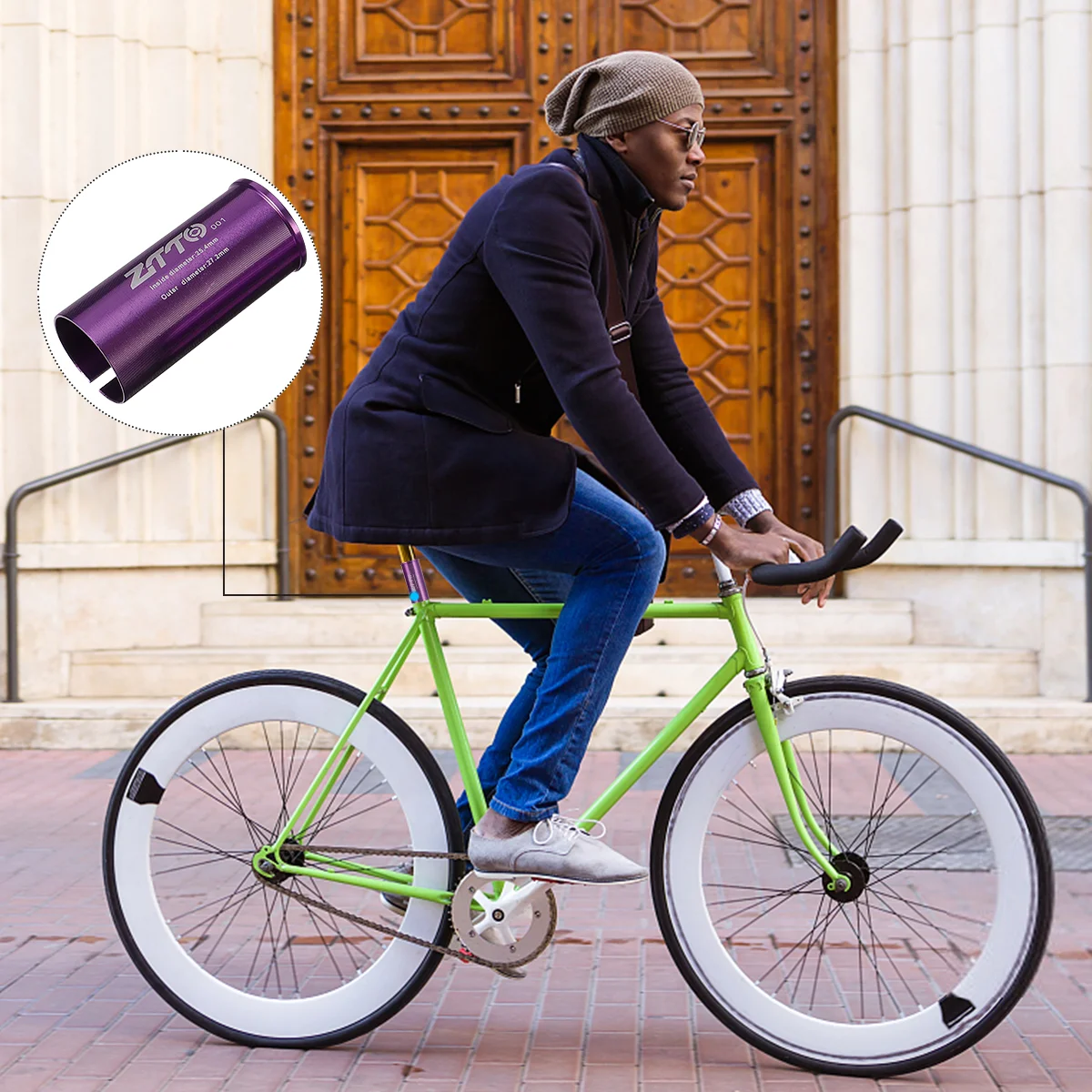 

Сменная велосипедная подседельная труба, редуктор для велосипедов, Прочный редуктор для подседельного штыря