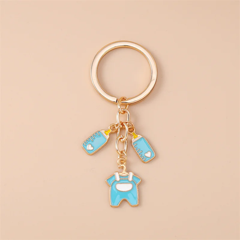 Niedlicher Babyflaschen-Schlüsselanhänger für Frauen und Männer, Auto-Schlüsselanhänger, Handtaschen-Anhänger, Schlüsselringe, Accessoires, DIY-Schmuckgeschenke – Detail 8