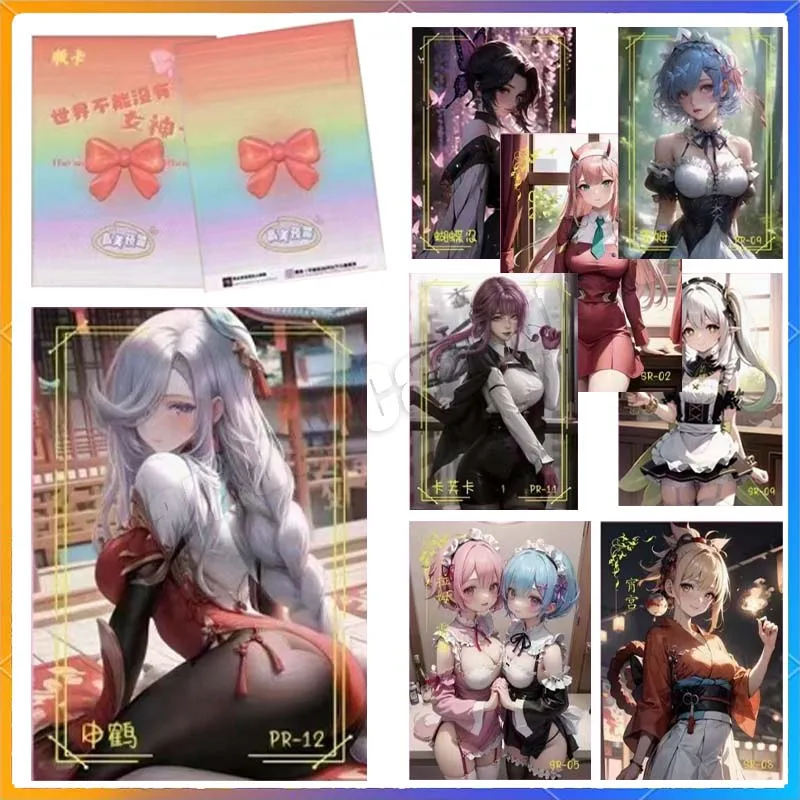 

Limited Sale New Style Sexy A5 Card ACG Goddess Story Black Silk Big Boobs Cute Sexy Wife Card Collection Adult Favorite Gift