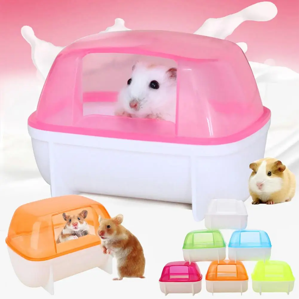 

Hamster Bed Practical Waterproof Comfortable Easy-cleaning Small Squirrel Washroom For Pet