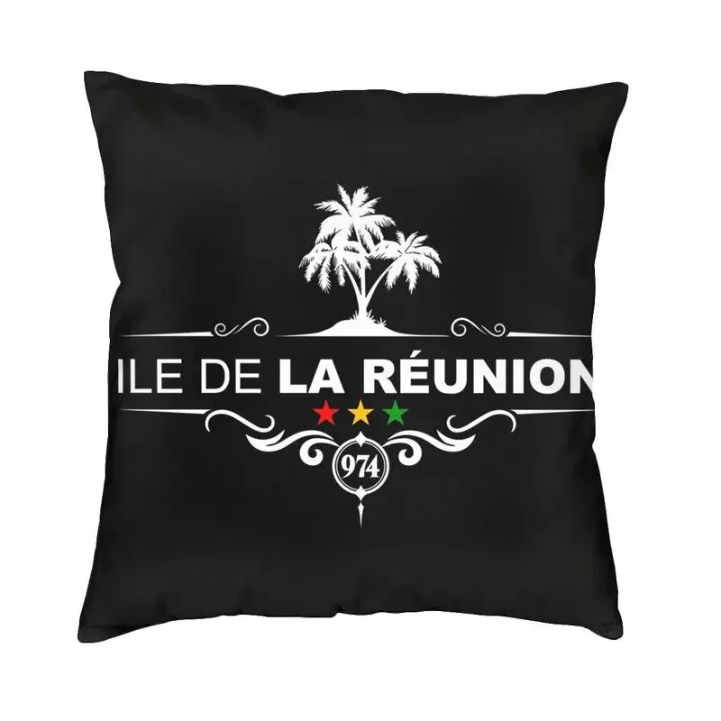 

Reunion Island 974 Cushion Cover Two Side Print Throw Pillow Case for Sofa Cool Pillowcase Home Decor