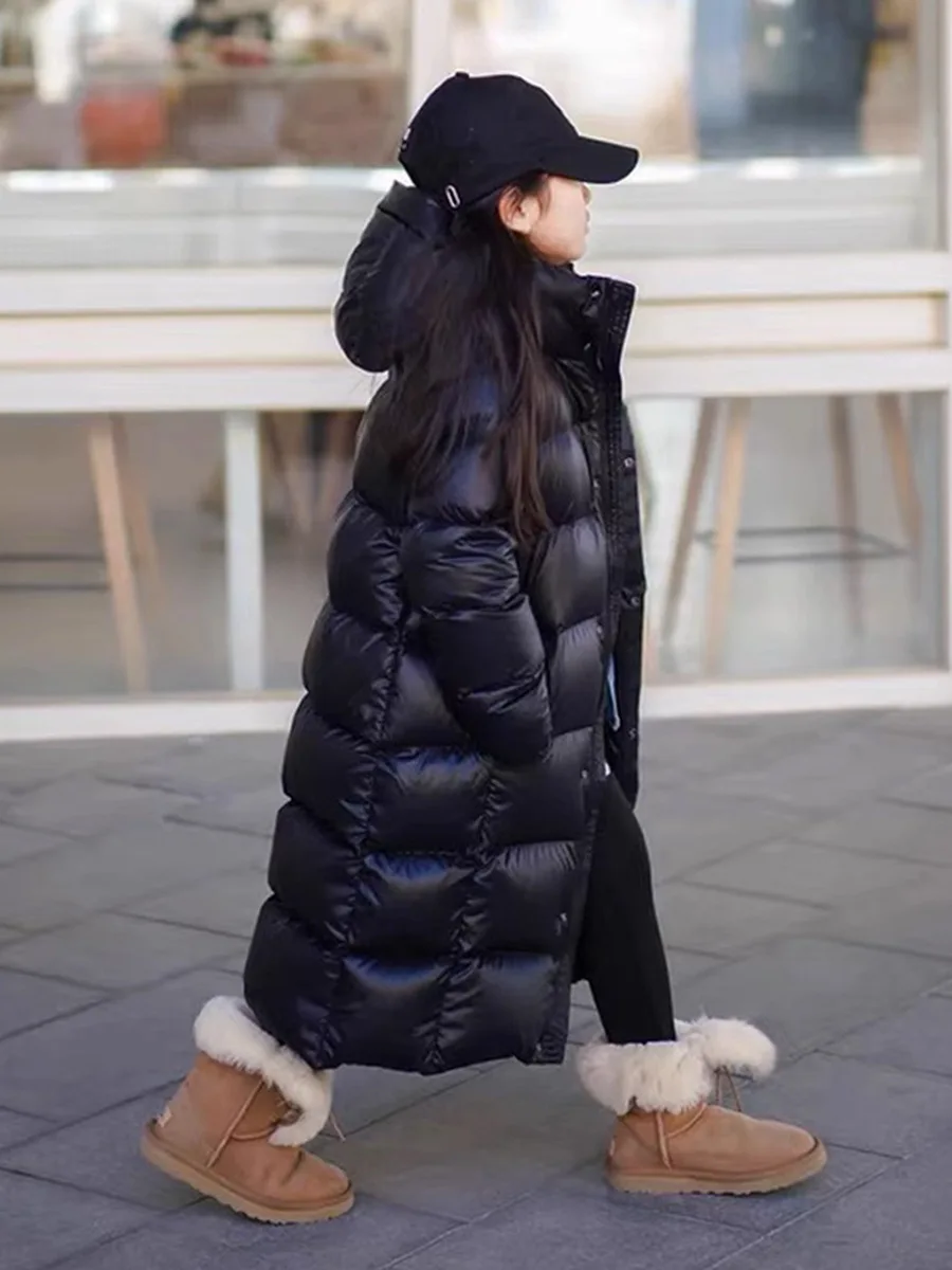Kinder Mädchen Jacke Puffer Mit Kapuze Kunstpelz Weinrot Gepolstert Gã