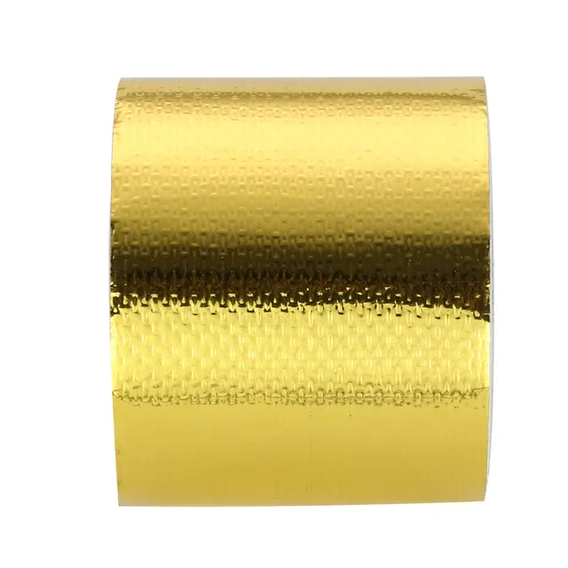 Nastro Adesivo Termico Alluminio 10mx5cm - Isolante Calore E Fiamma Per Auto E Motori - Foto 3