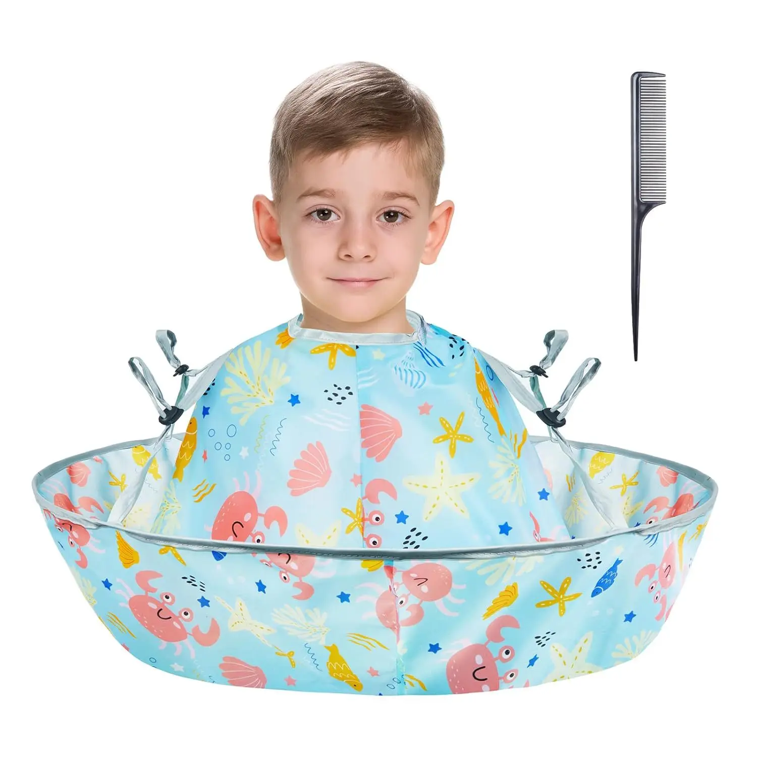 New Children's Haircut ClothNon-stick Hair Baby Shaving Hair Cloak Salon Cut Apron Cover